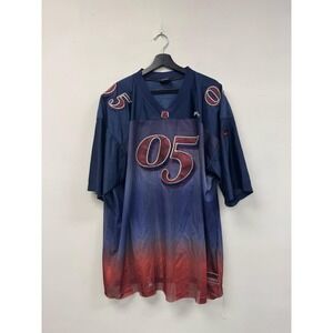 Vintage FUBU Jersey Shirt Mens 3XL Blue Red 05 Gradient Mesh Hip Hop 90s